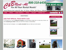 Tablet Screenshot of candbrentall.com
